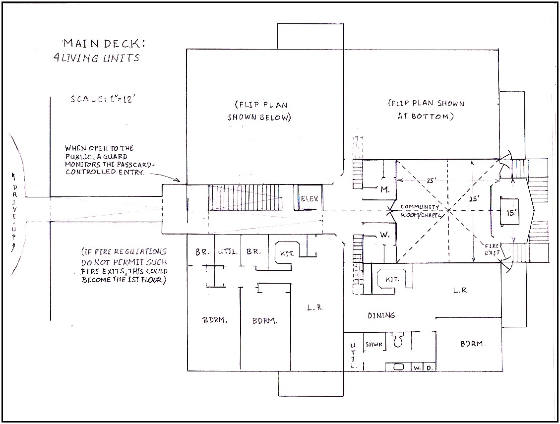 Floorplan for ARC #2 Second Floor
