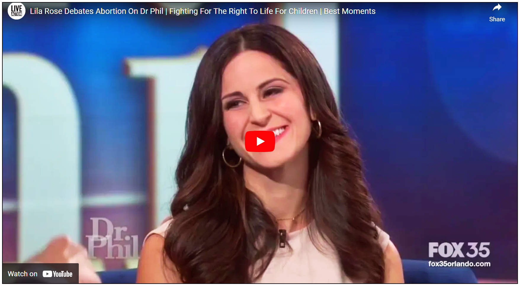 Lila Rose on Dr. Phil show