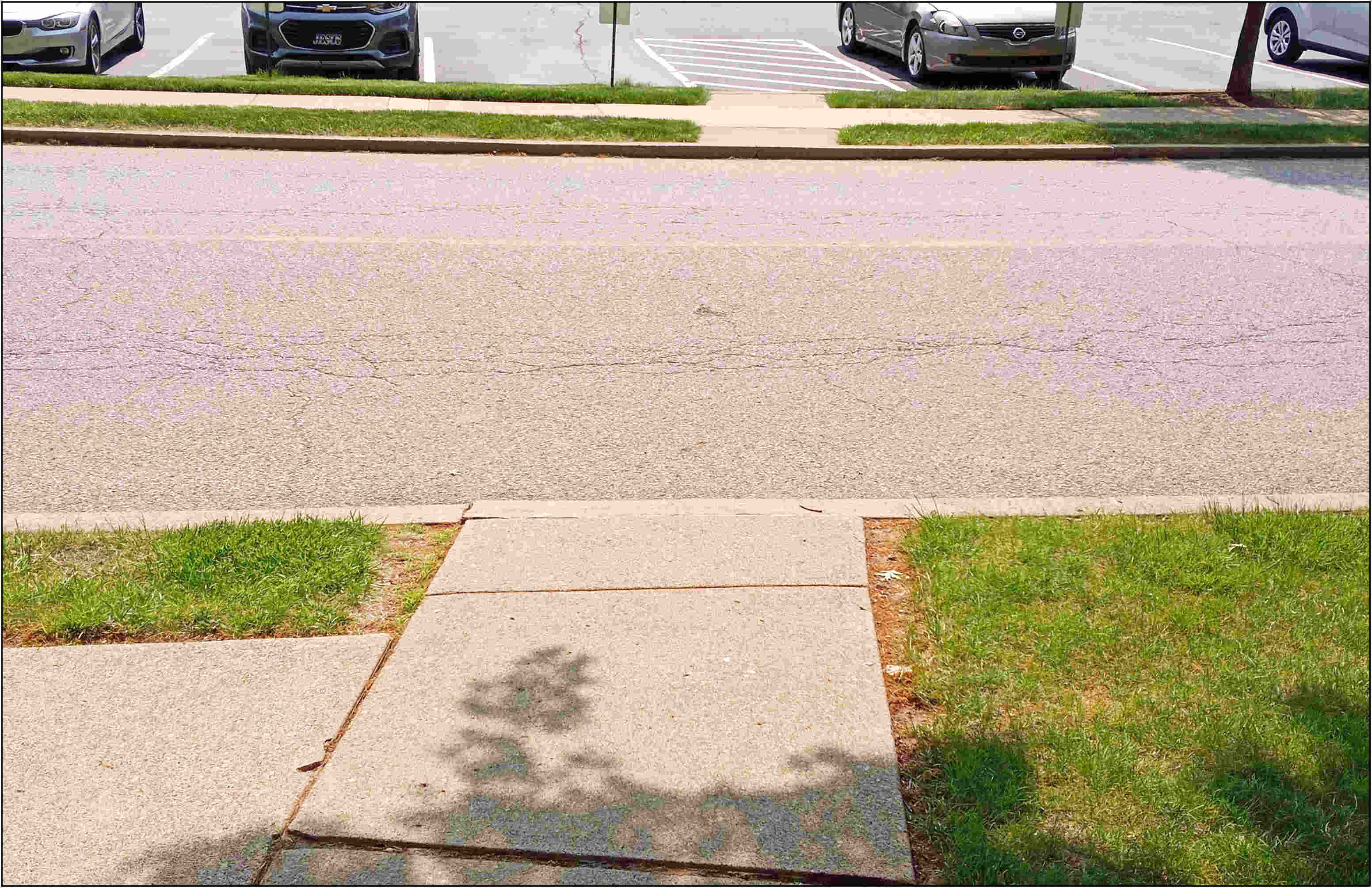 lacking curb cuts