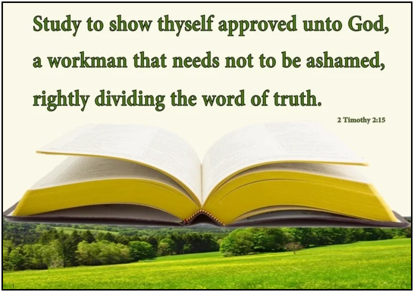 rightly dividing the word of truth