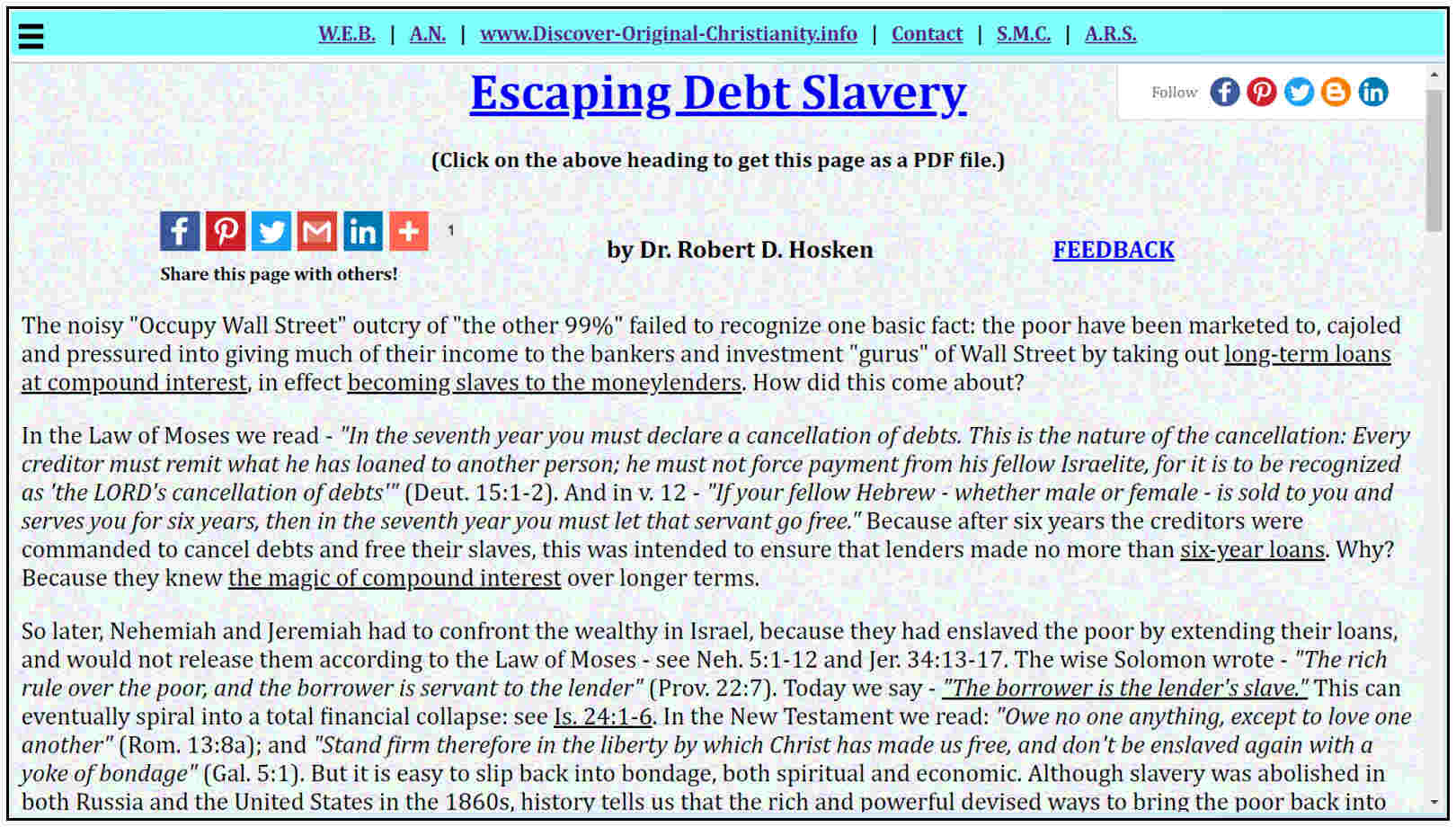 Escaping Debt SlaveryEscaping-Debt-Slavery