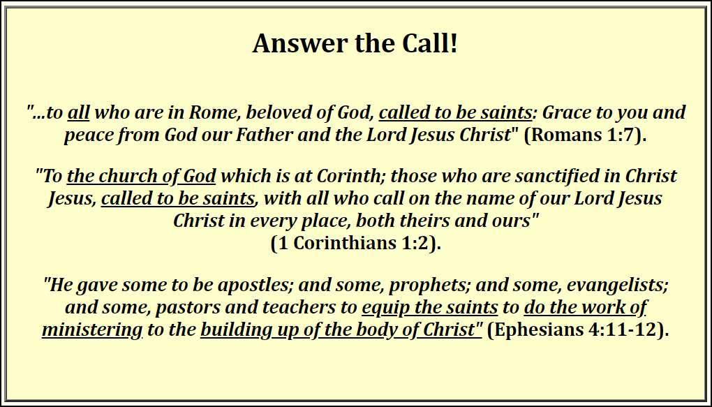 Answer the Call!